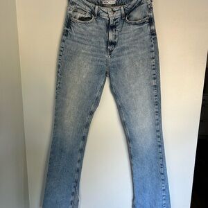 Zara Light Blue Flare Jeans